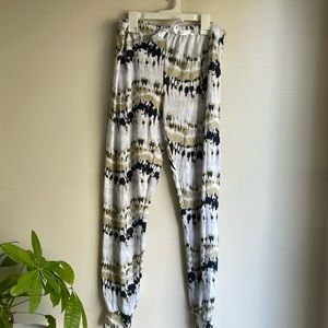 Fashion Nova Tie Dye Pajama Pants with Bow Size XL